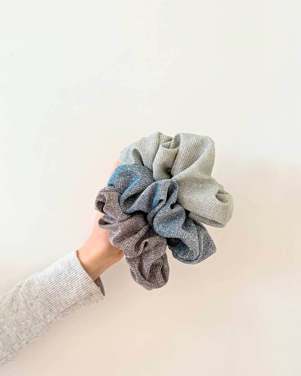 Frozen Twinkle - 3 Scrunchies